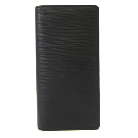 Louis Vuitton Black Leather Portefeuille Brazza wallet accessories