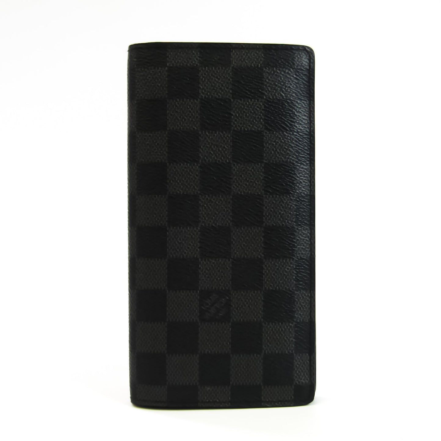 Louis Vuitton Black Canvas Portefeuille Brazza wallet accessories