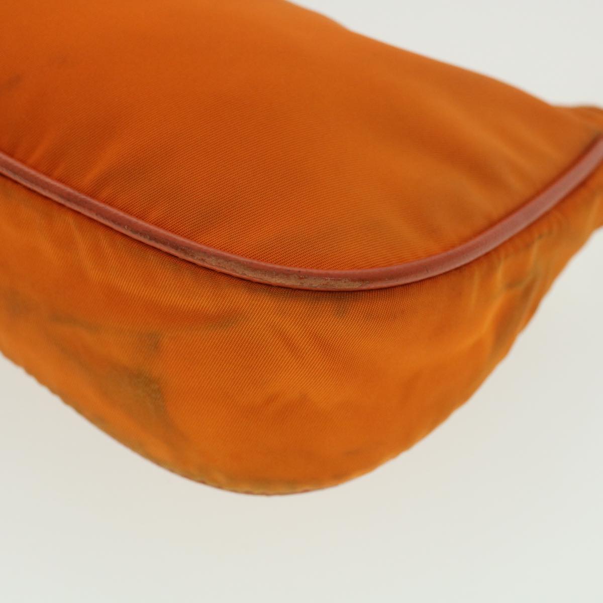 PRADA Accessory Pouch Nylon Orange  37889