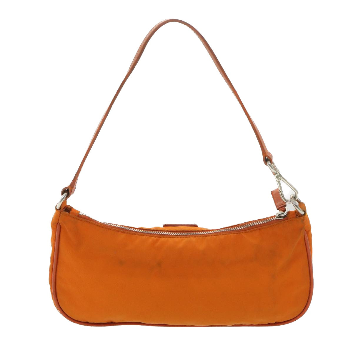 PRADA Accessory Pouch Nylon Orange  37889