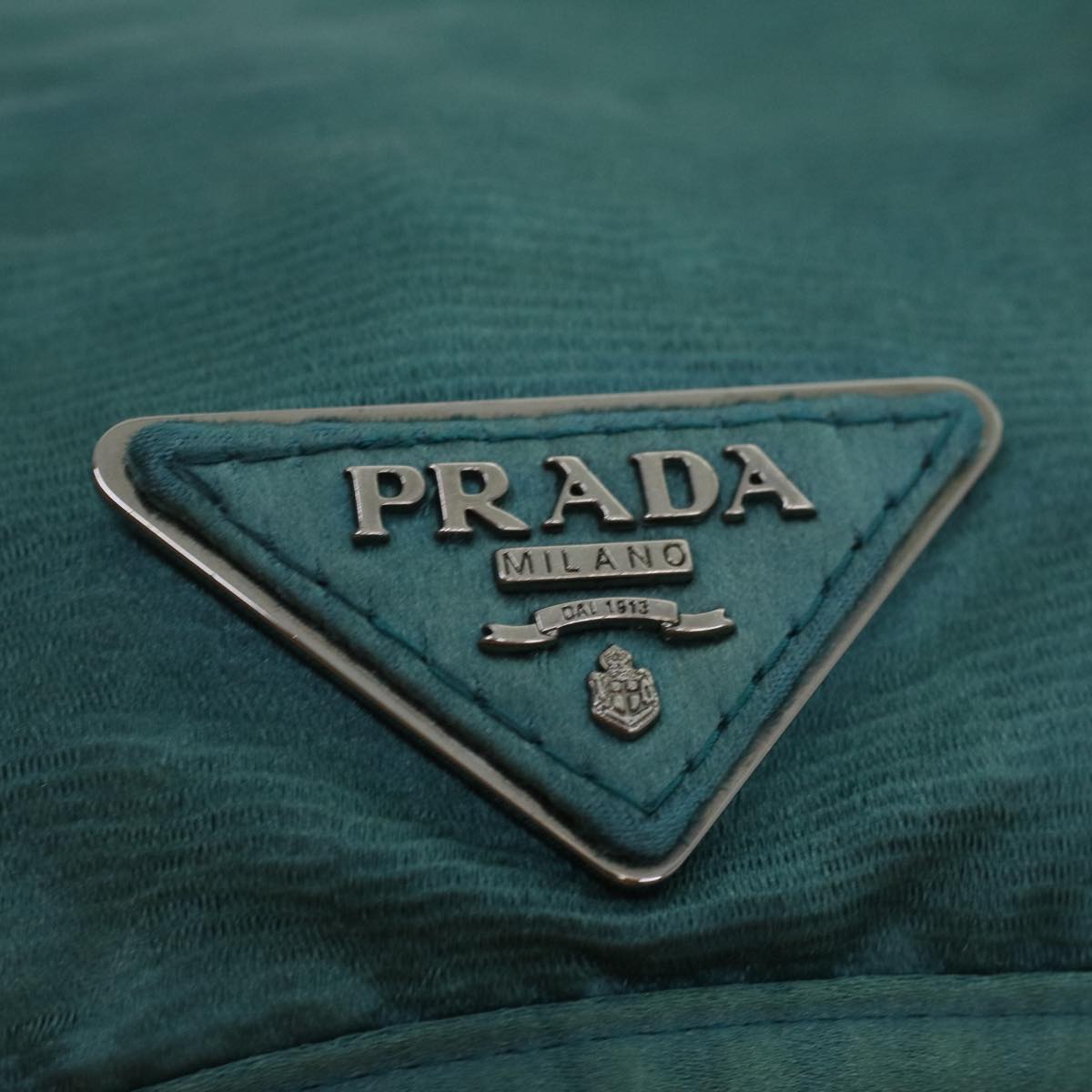 PRADA Backpack Wool Light Blue  38035