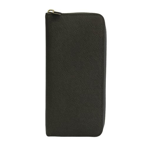 Louis Vuitton Black Leather Zippy Wallet Vertical wallet accessories