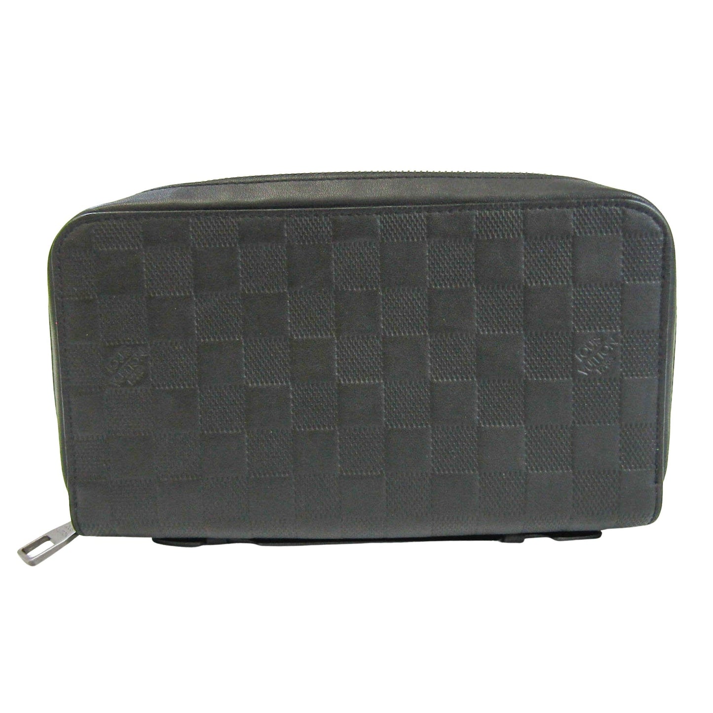 Louis Vuitton Black Canvas Zippy XL wallet accessories