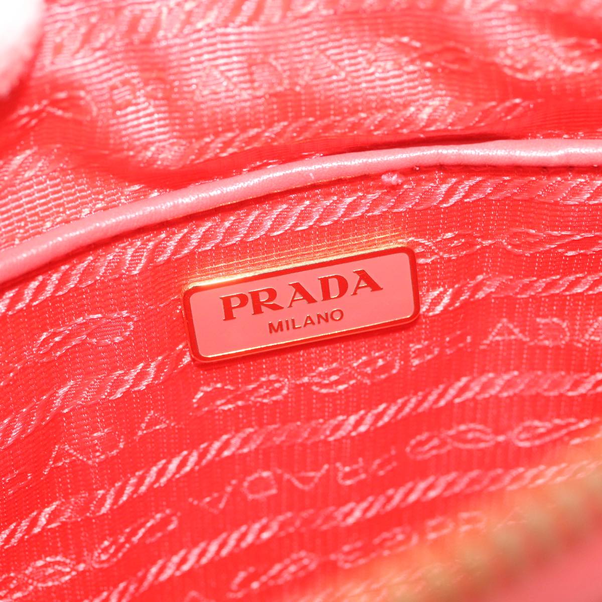 PRADA Shoulder Bag Nylon Orange  38772