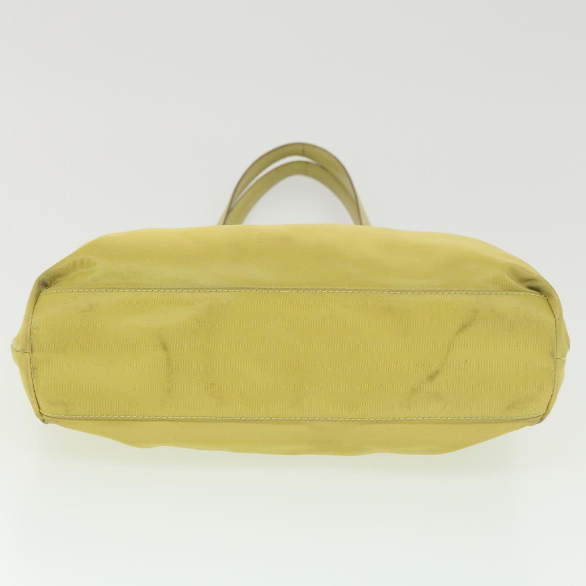 PRADA Shoulder Bag Nylon Yellow  39147