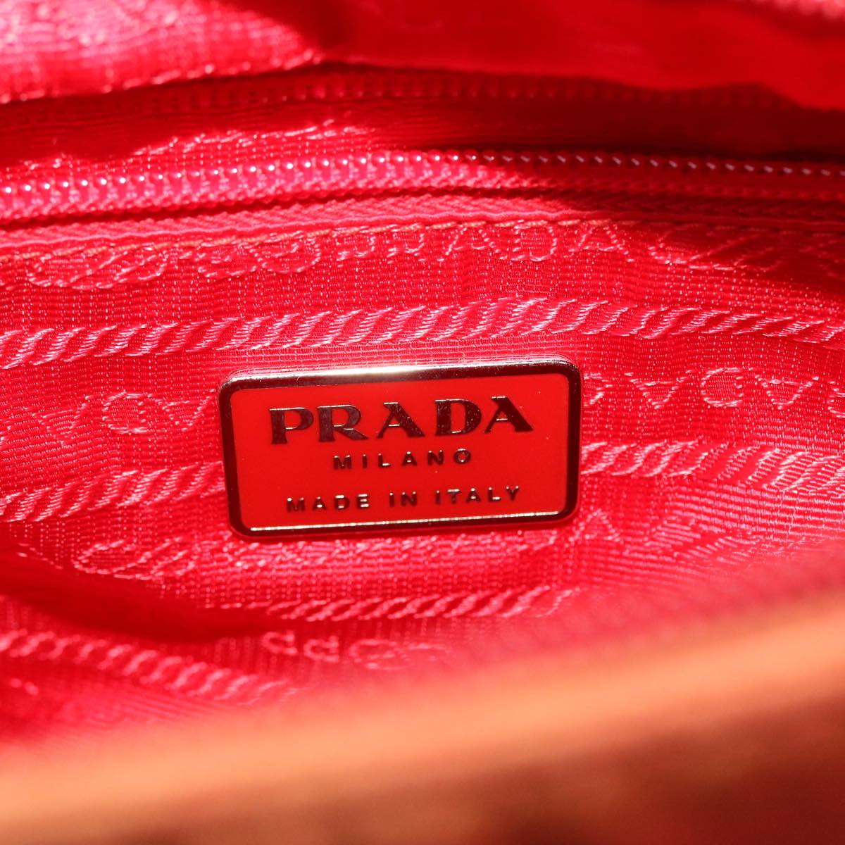 PRADA Shoulder Bag Nylon Red  39610