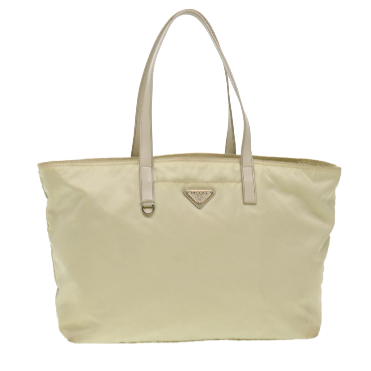 PRADA Tote Bag Nylon White  39689