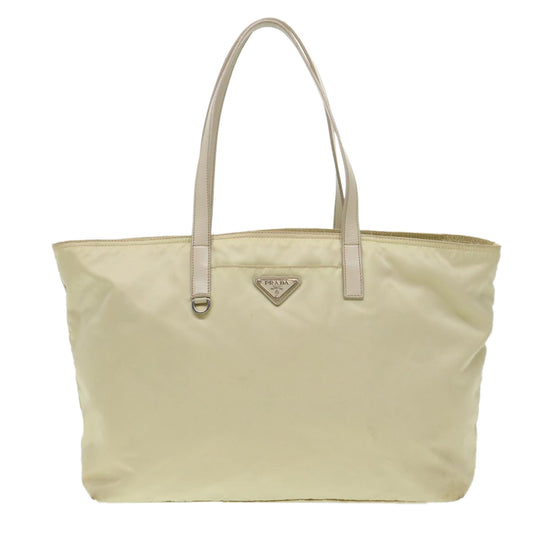 PRADA Tote Bag Nylon White  39689