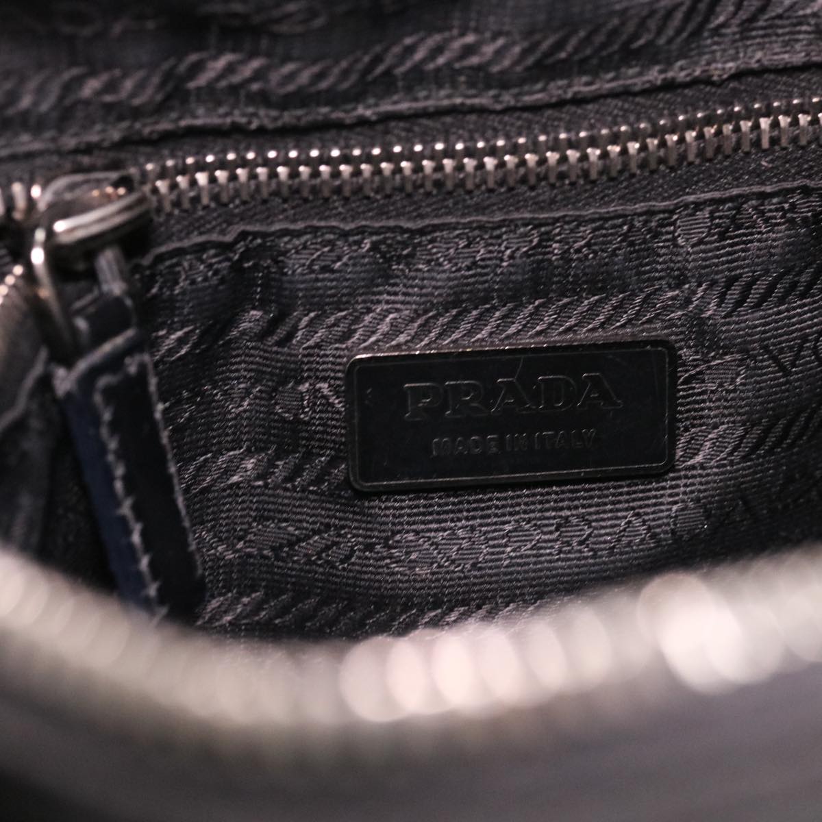 PRADA Hand Bag Nylon 2way Black  39702