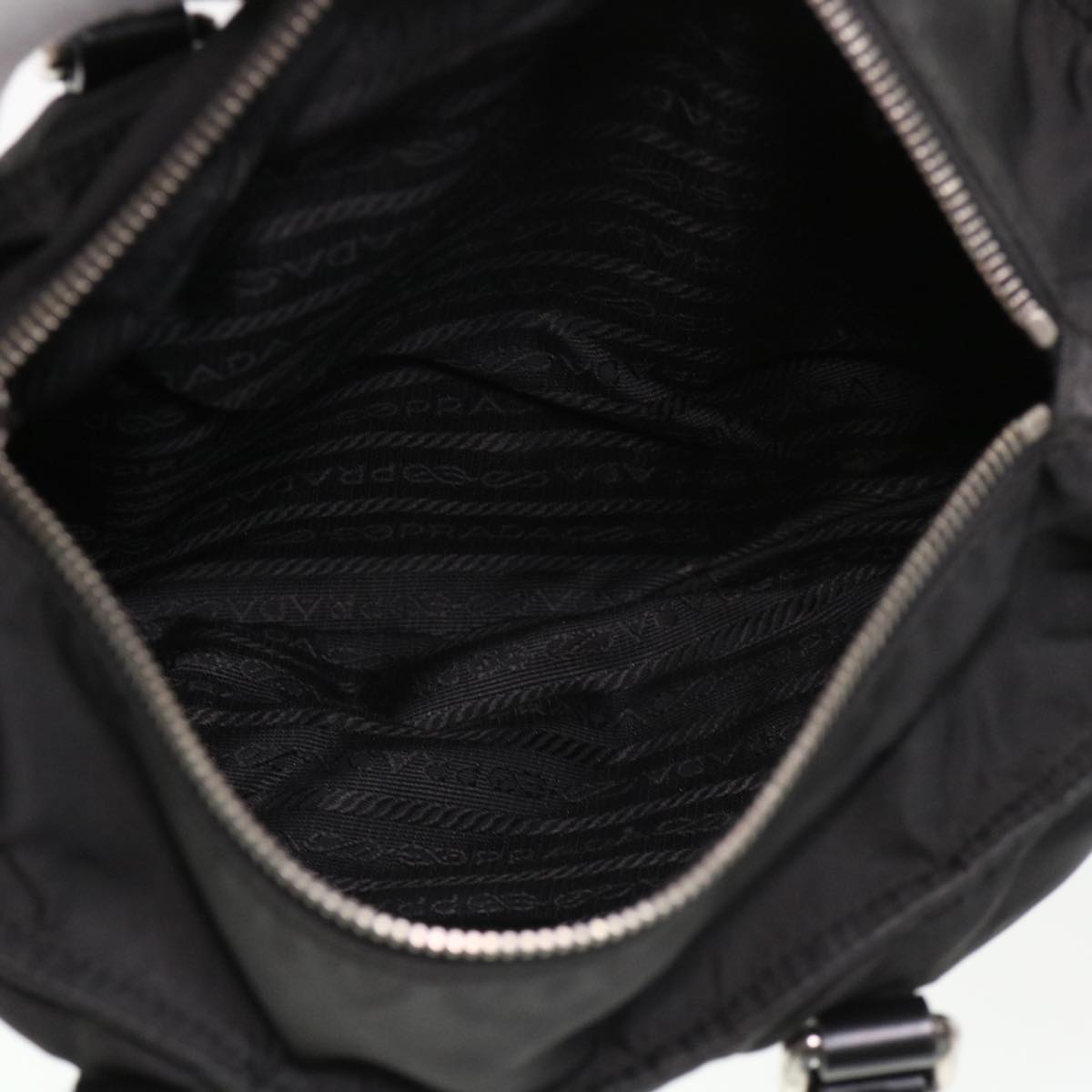 PRADA Hand Bag Nylon 2way Black  39702