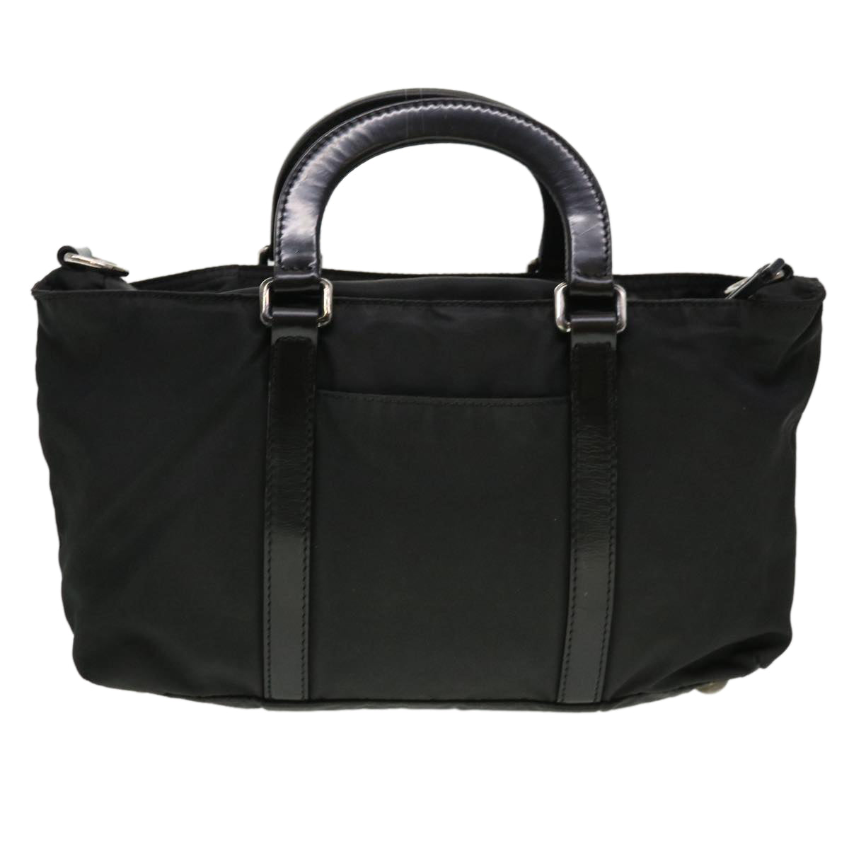 PRADA Hand Bag Nylon 2way Black  39702