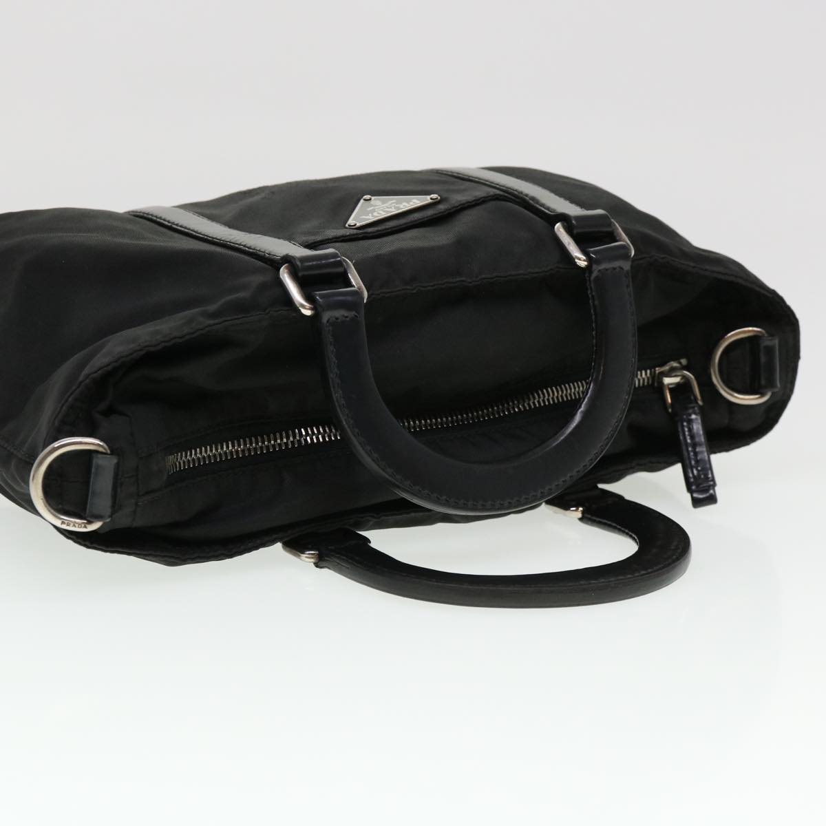 PRADA Hand Bag Nylon 2way Black  39702