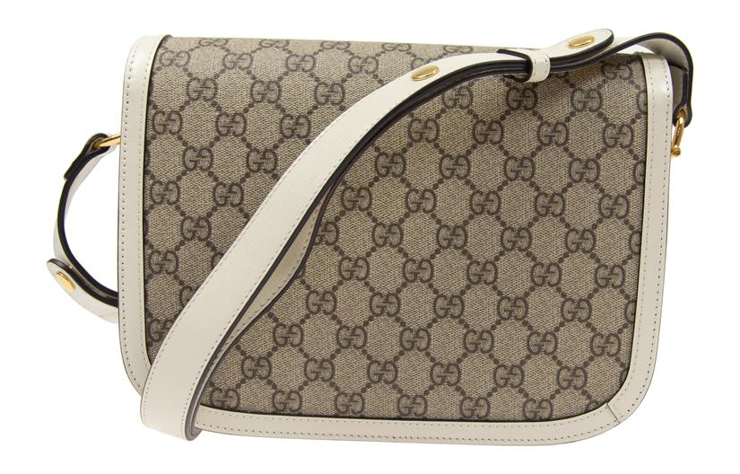 (WMNS) GUCCI 1955 SeriesButton Single Shoulder Bag White 602204-92TCG-9761