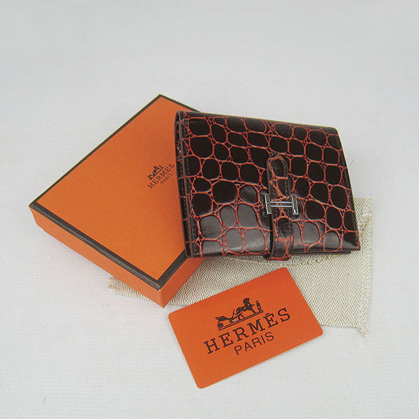 Hermes Wallet H006 Ladies Wallet Crocodile