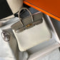 HM Birkin White For Women Gold Toned Hardware 11.8in/30cm