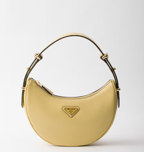 Prada Arqué leather shoulder bag