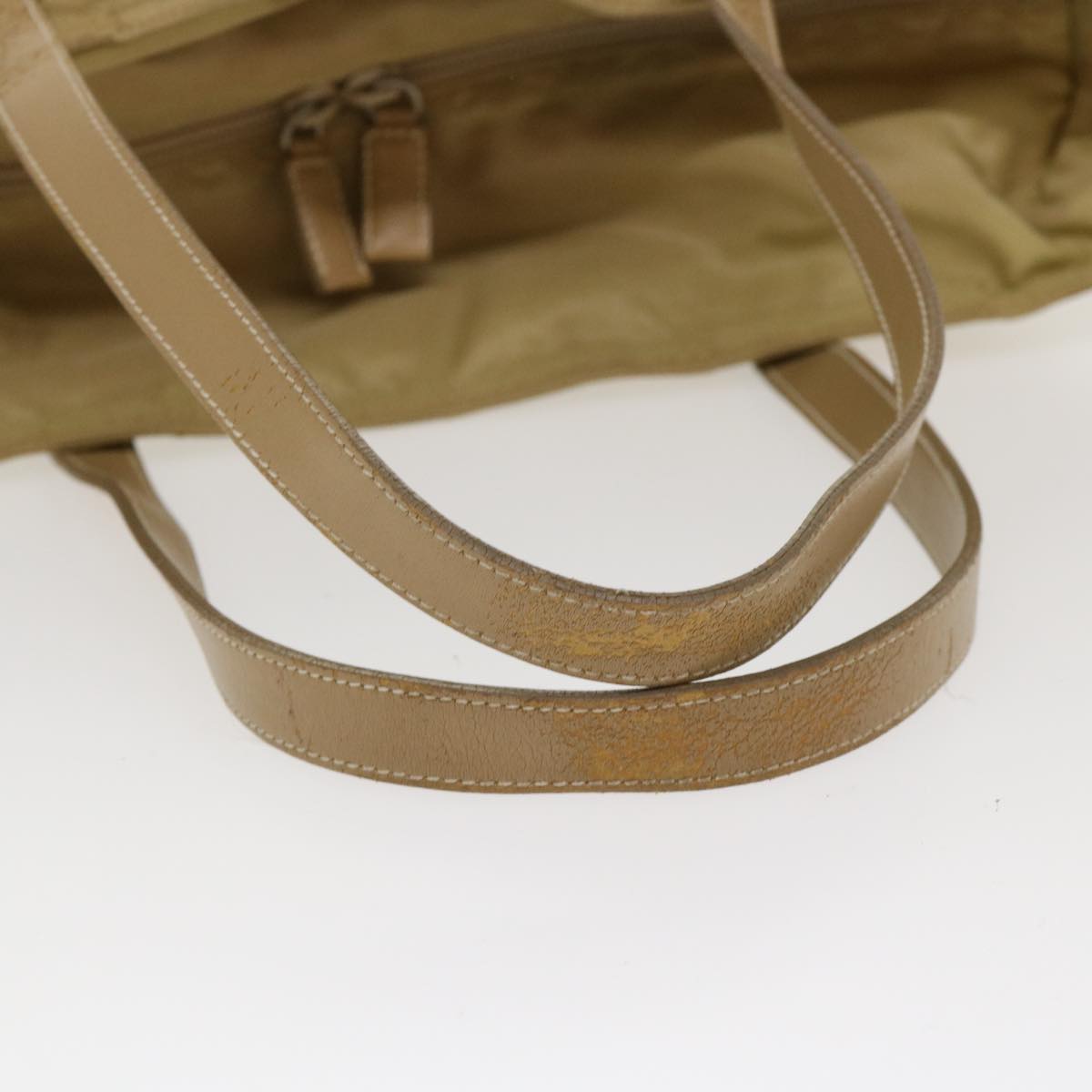 PRADA Shoulder Bag Nylon Khaki  40046