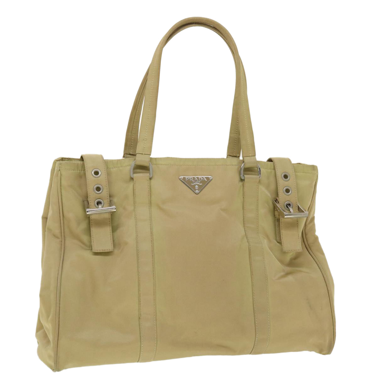 PRADA Shoulder Bag Nylon Khaki  40277