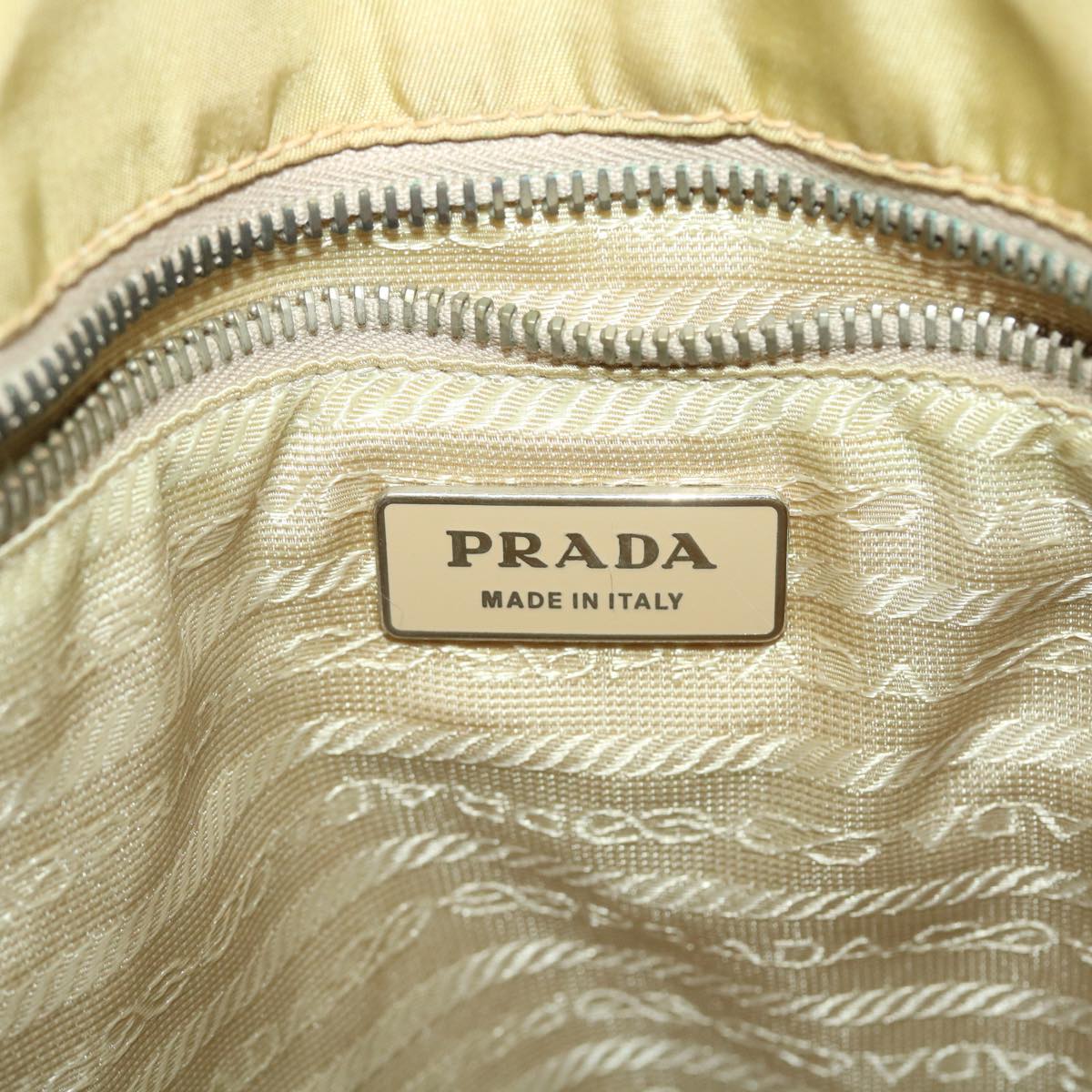 PRADA Shoulder Bag Nylon Khaki  40277