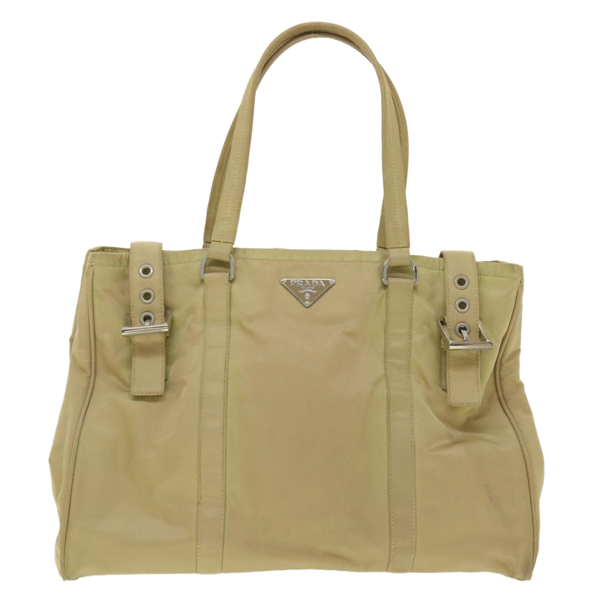 PRADA Shoulder Bag Nylon Khaki  40277