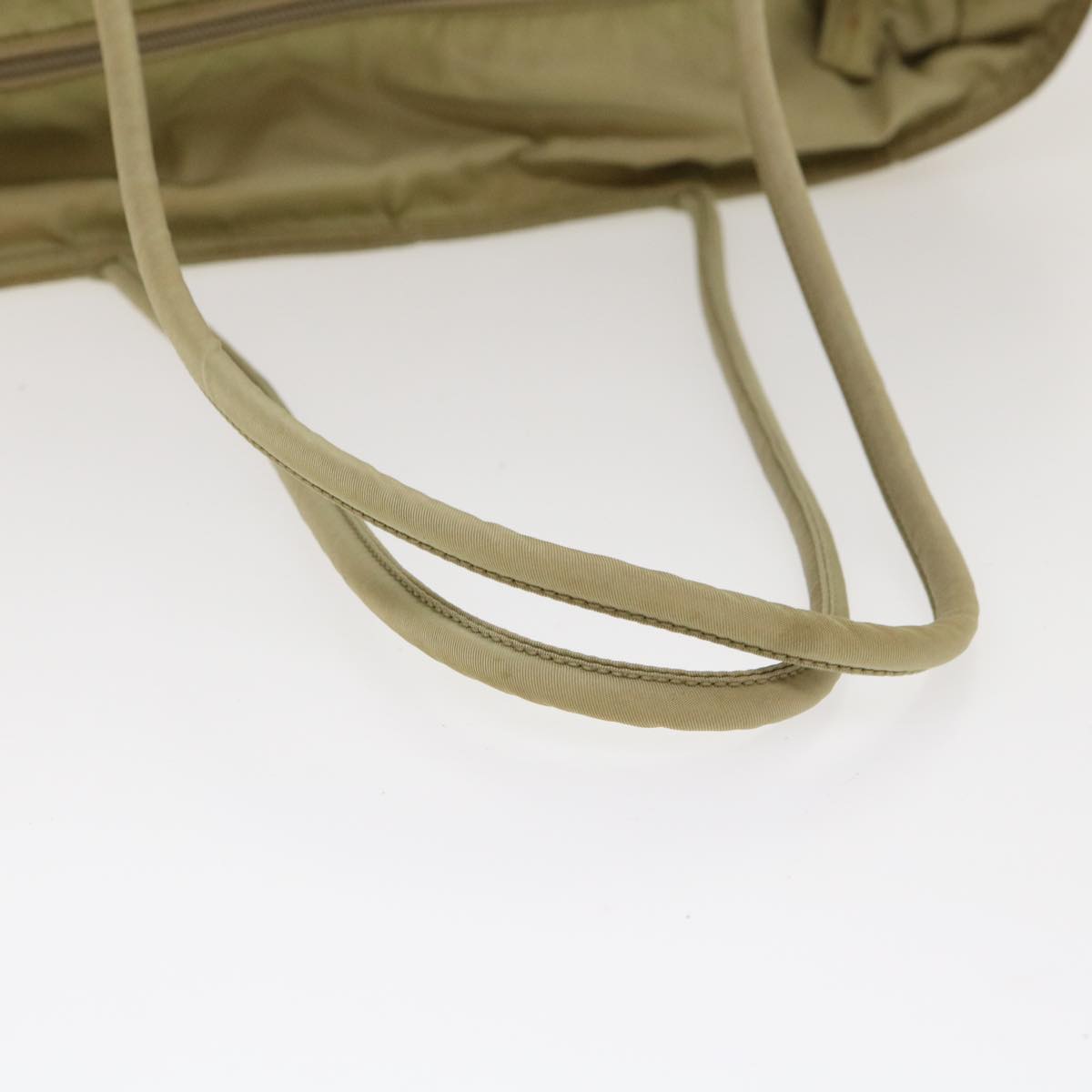 PRADA Shoulder Bag Nylon Khaki  40350