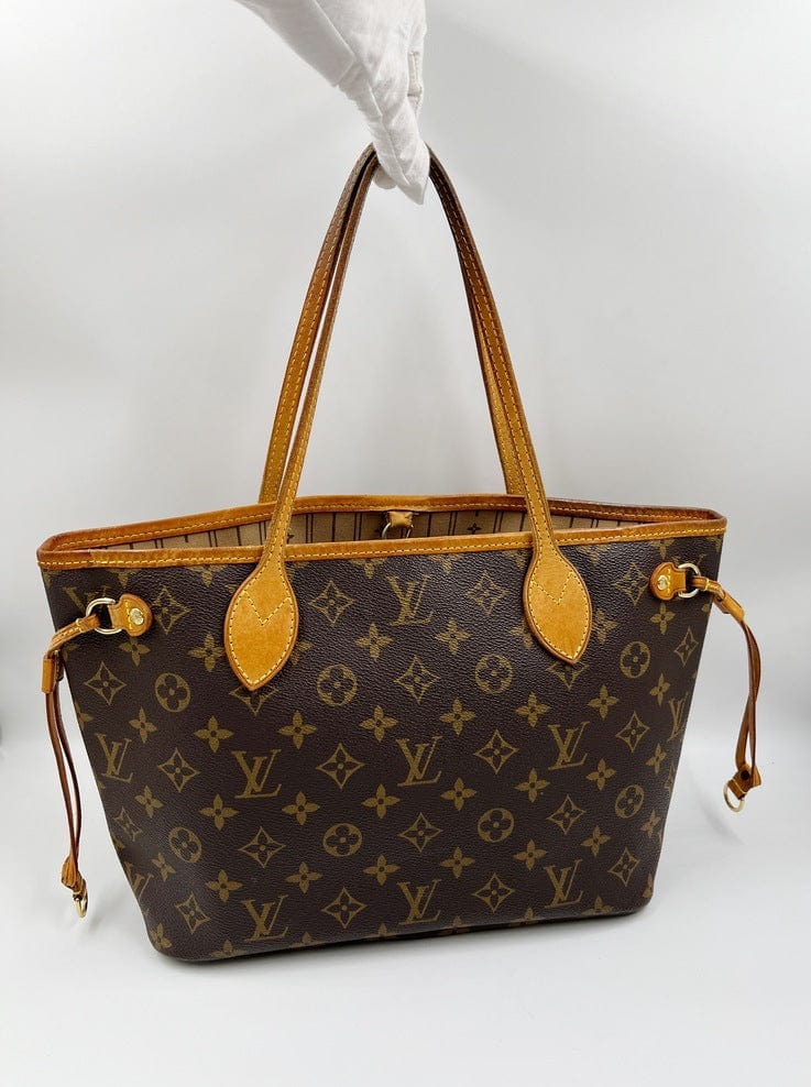 Louis Vuitton Neverfull PM Tote Bag in Classic LV Monogram Canvas