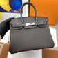 HM Birkin 30 Togo Dark Grey Bag Silver Hardware For Women, Womenâ€™s Handbags 11.8in/30cm