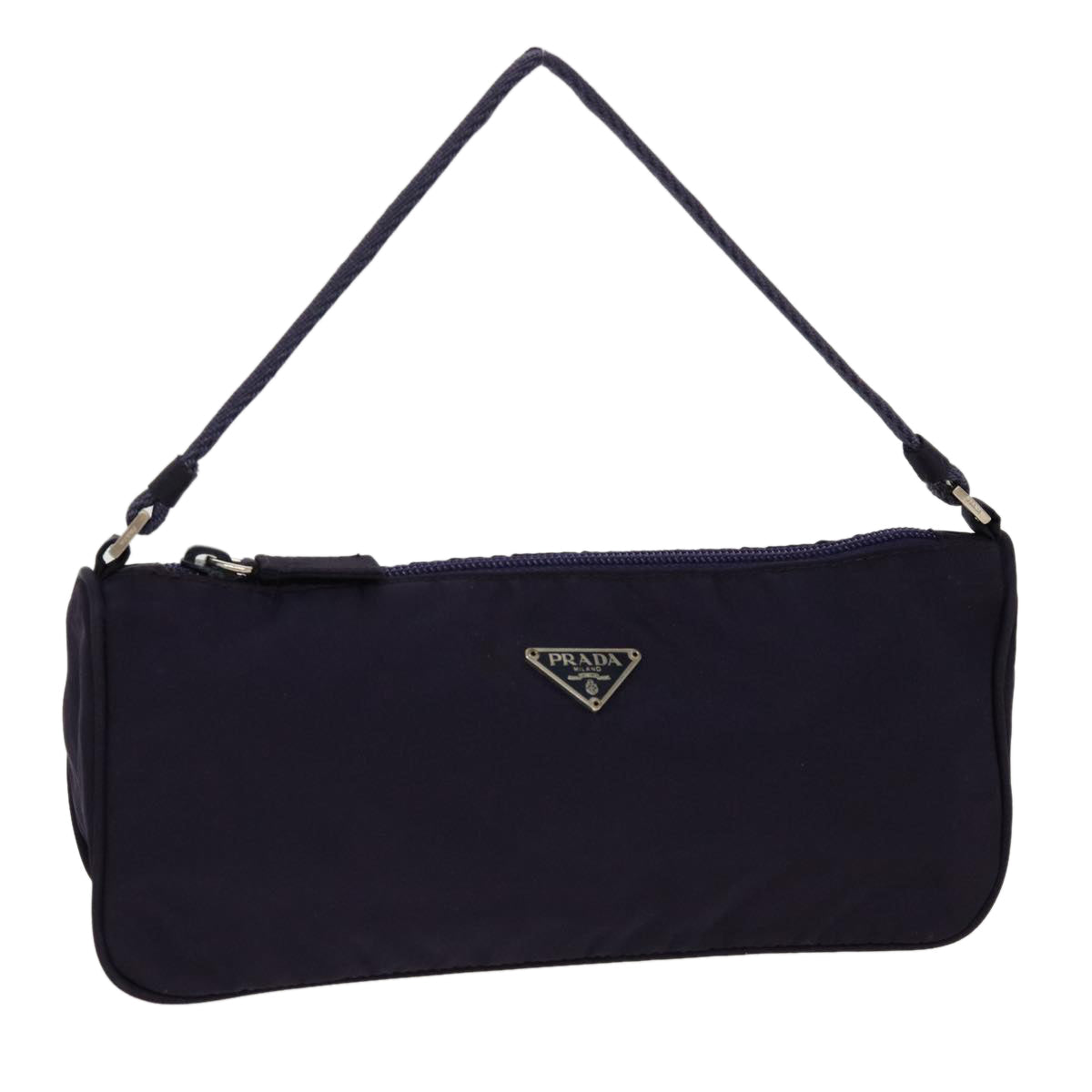 PRADA Accessory Pouch Nylon Purple  42092