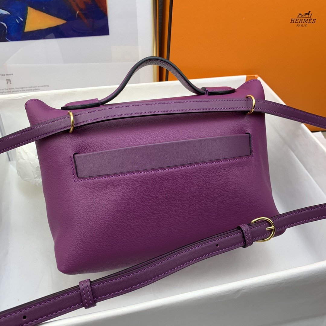 HM 24/24 Mini Evercolor Swift Purple For Women, Womenâ€™s Handbags, Shoulder Bag 8.2in/21cm