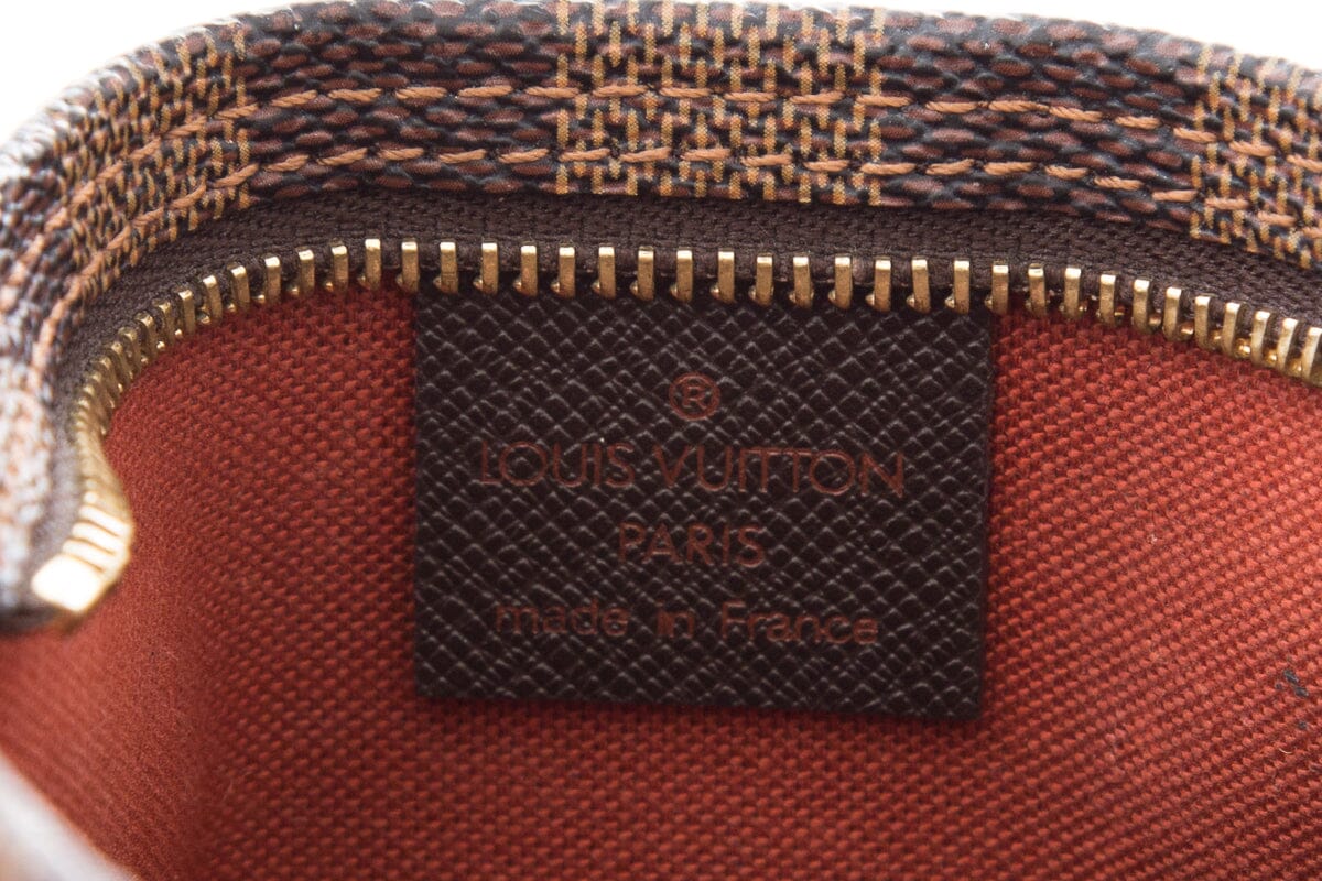 Louis Vuitton Brown Damier Ebene Pochette Handbag