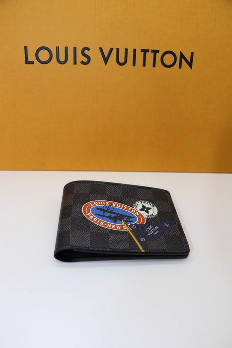 Louis Vuitton League Damier Graphite Canvas Multiple Wallet 2017