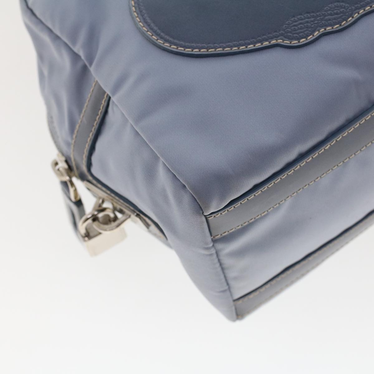 PRADA Shoulder Bag Nylon Blue  43518