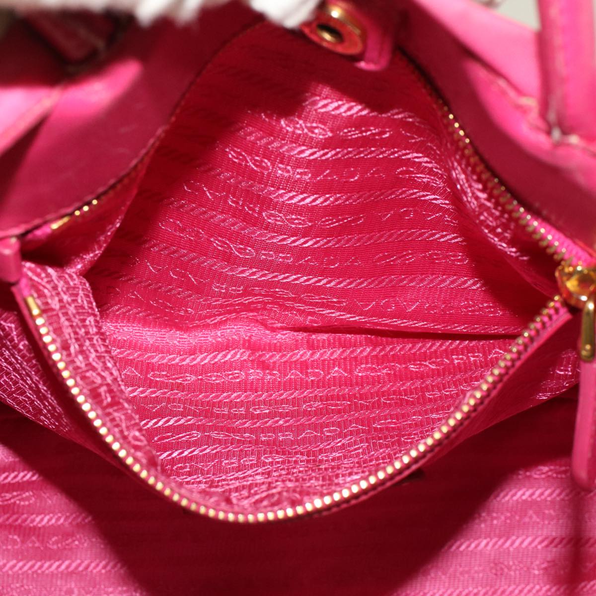 PRADA Tote Bag Nylon Pink  43931