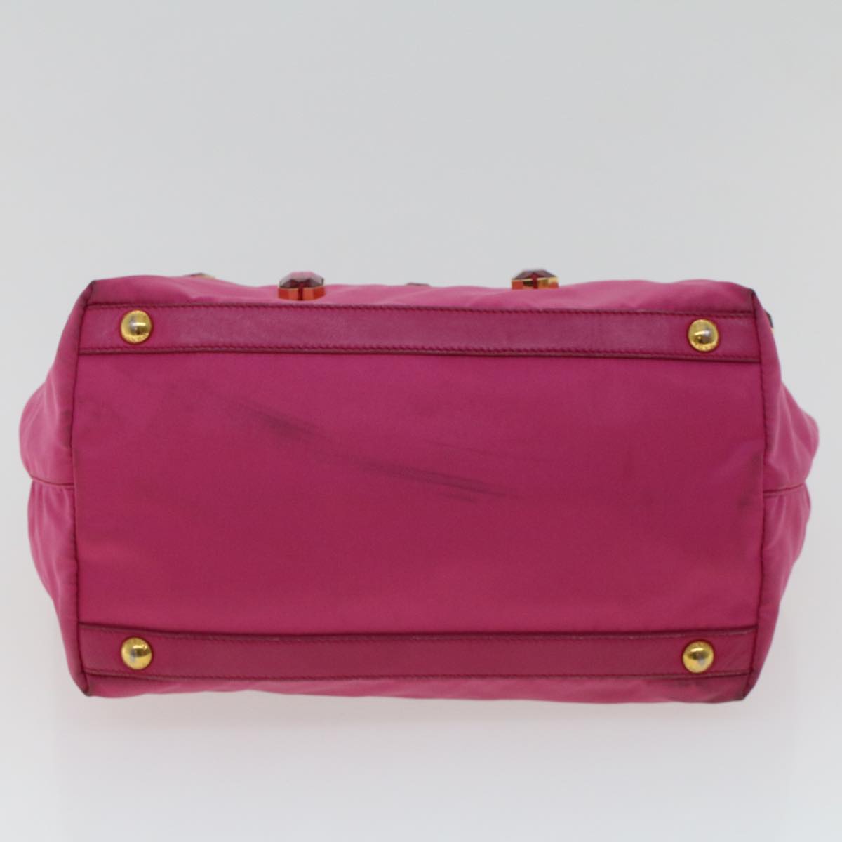 PRADA Tote Bag Nylon Pink  43931