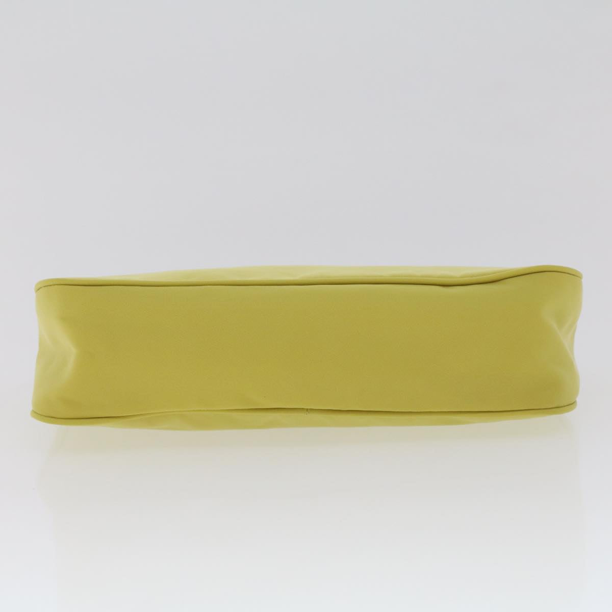 PRADA Accessory Pouch Nylon Light Yellow  44047