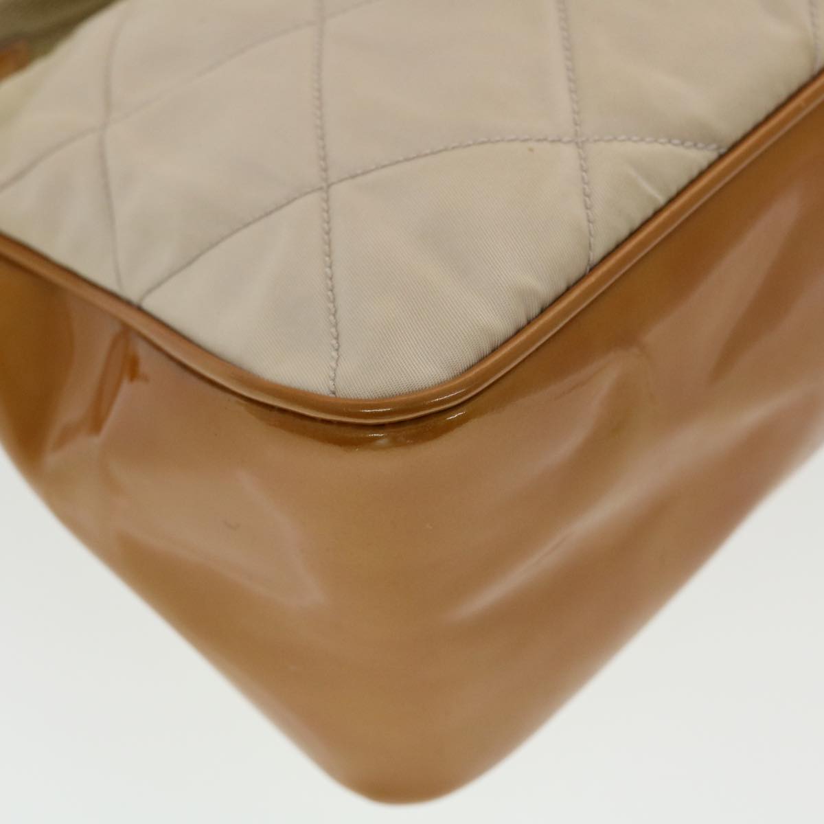 PRADA Shoulder Bag Nylon Beige  44521