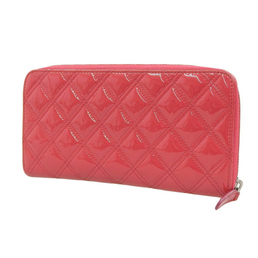 Chanel Pink Patent leather Portefeuille Zippe wallet accessories