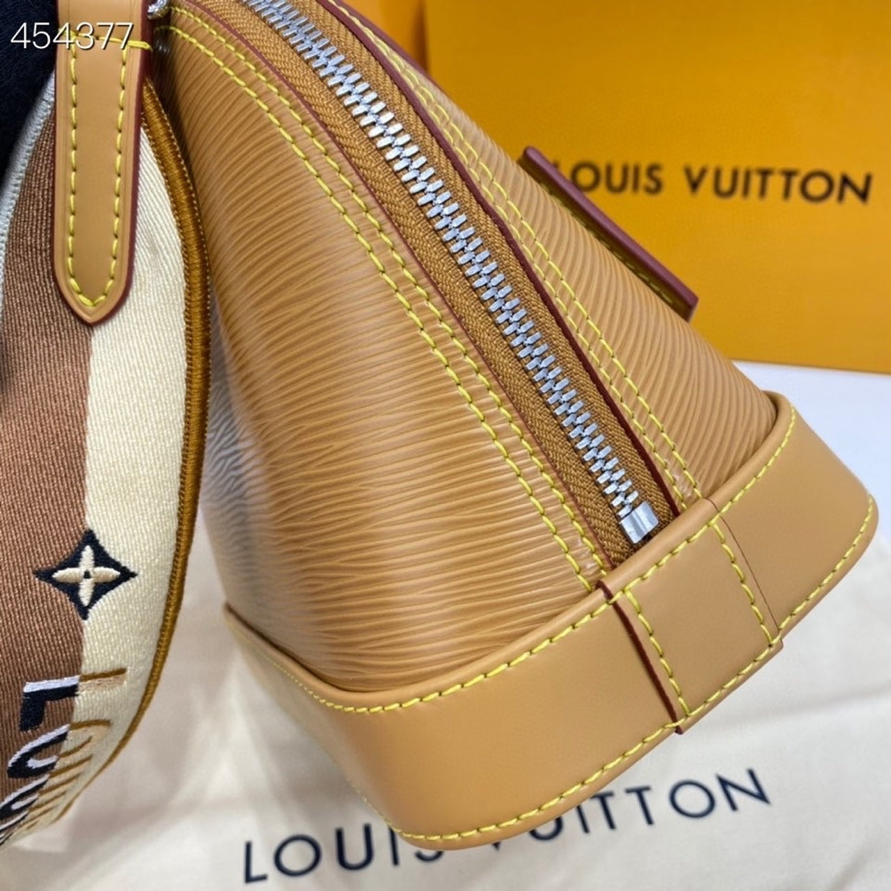 LV Alma BB Sunflower Yellow For Women, Womenâ€™s Handbags, Shoulder And Crossbody Bags 9.3in/23.5cm LV M59358