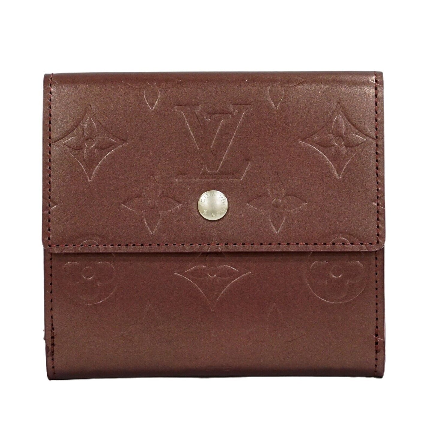 Louis Vuitton Purple Leather Portefeuille wallet accessories