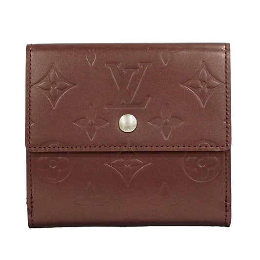 Louis Vuitton Purple Leather Portefeuille wallet accessories