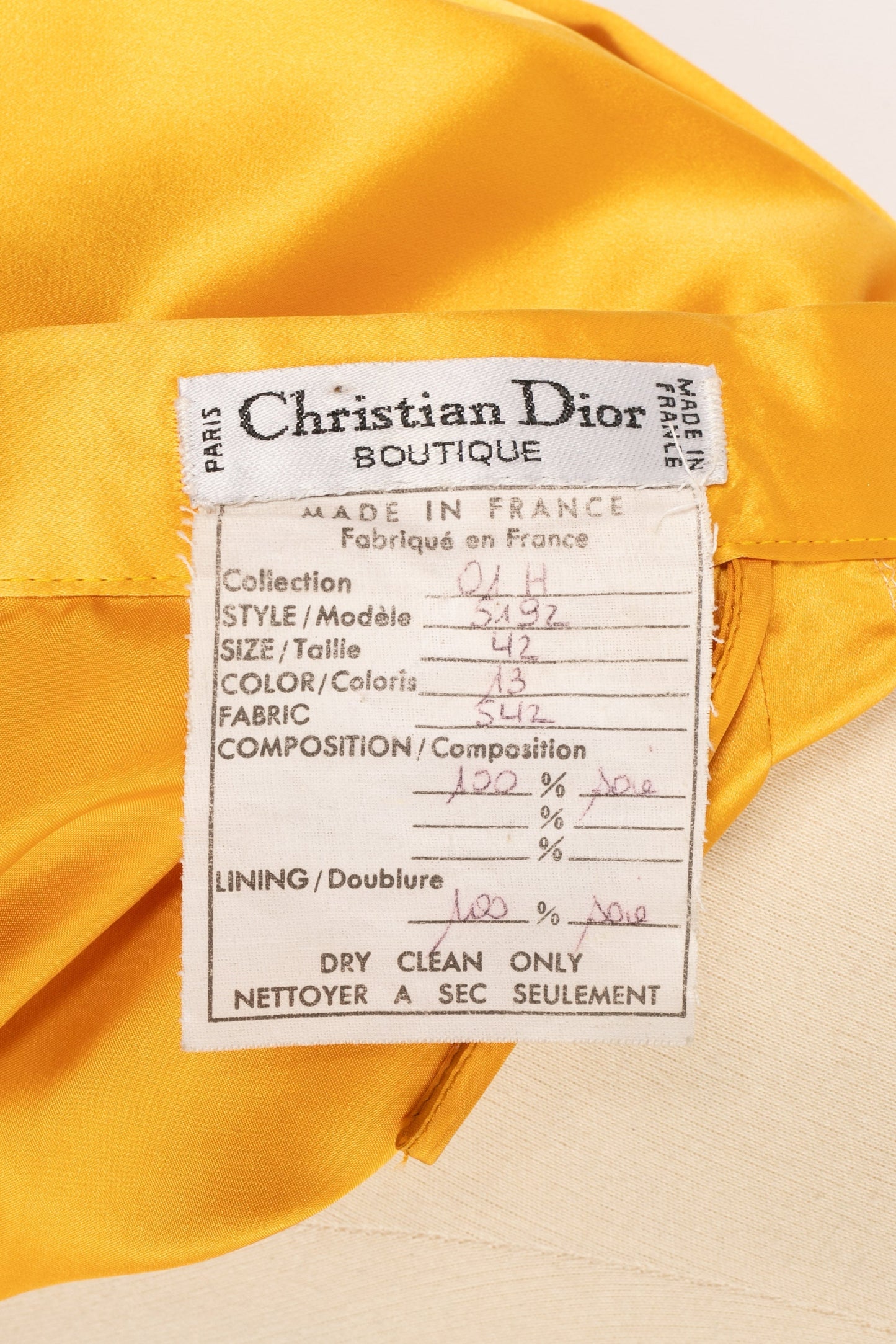 Ensemble Christian Dior