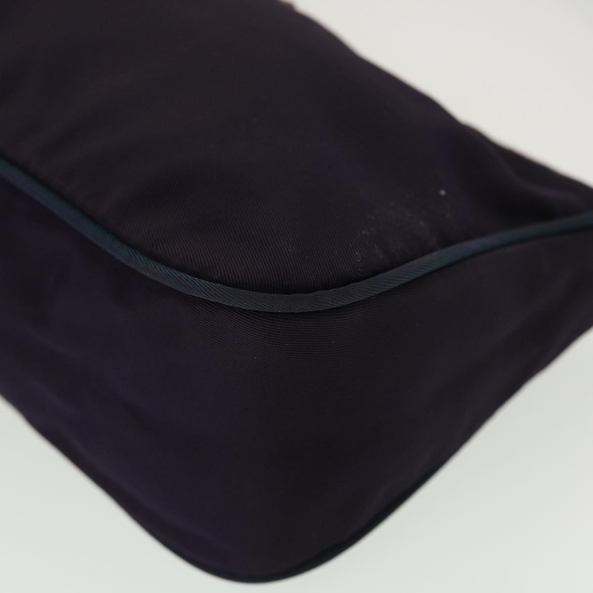 PRADA Accessory Pouch Nylon Purple  45187