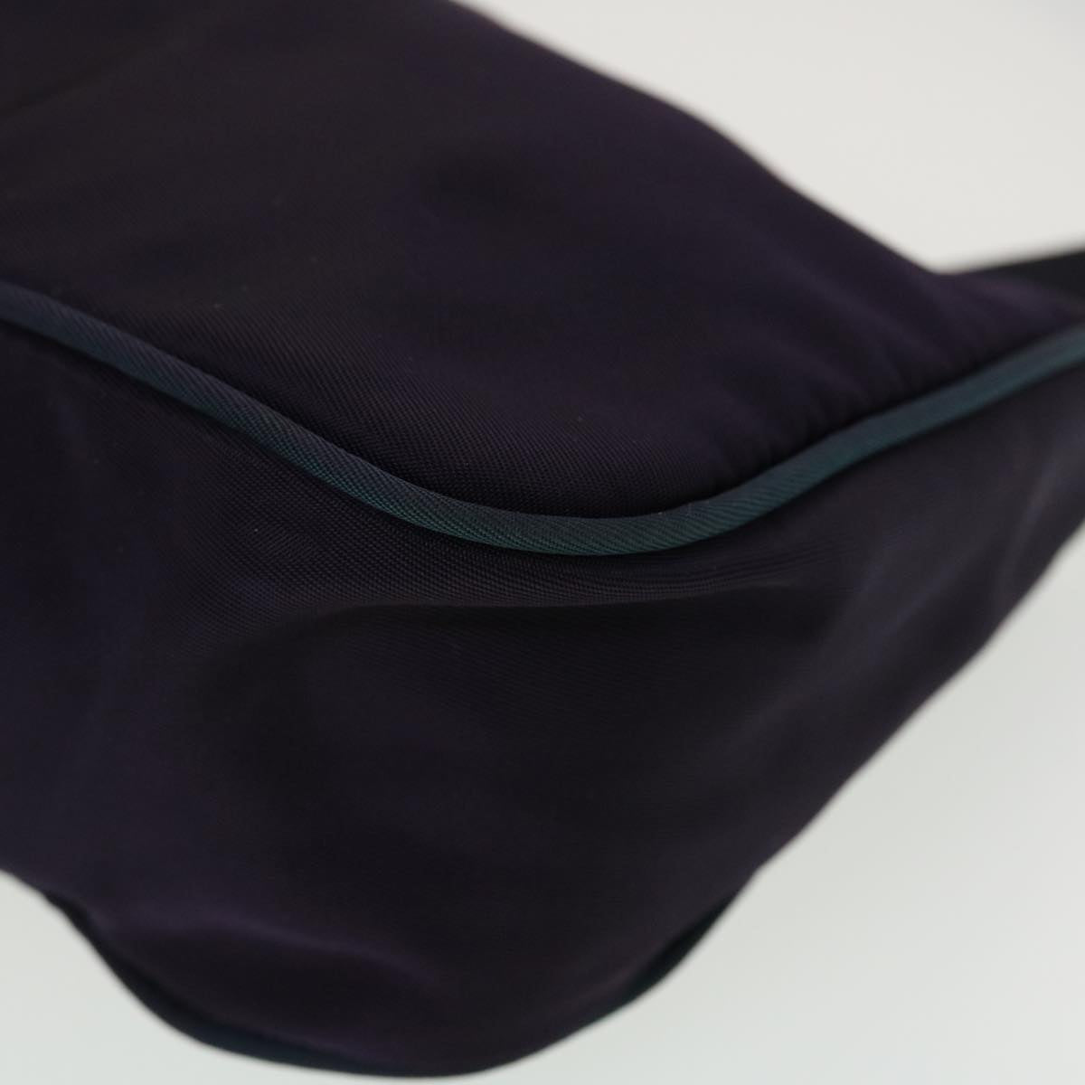 PRADA Accessory Pouch Nylon Purple  45187