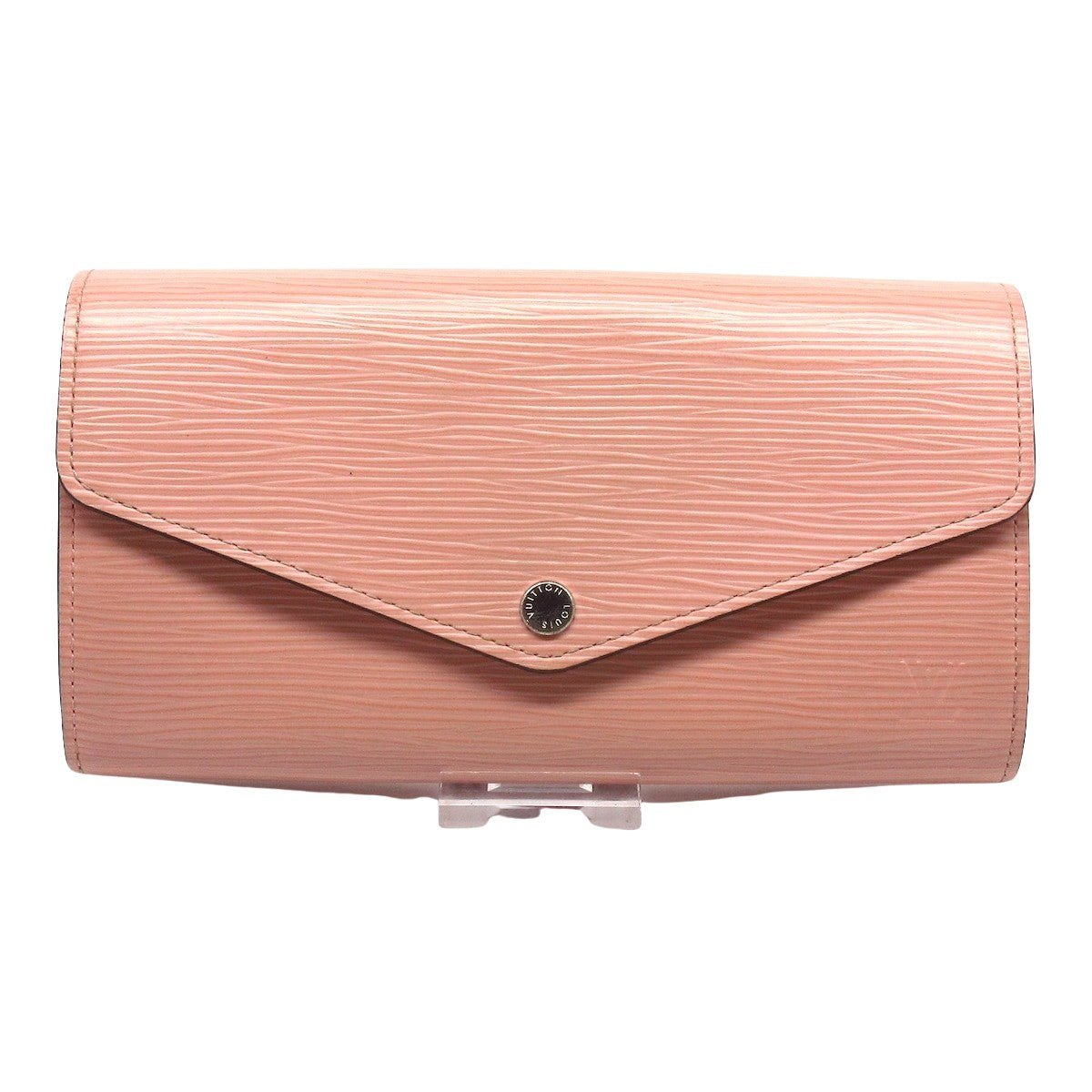 Louis Vuitton Pink Leather Portefeuille Sarah wallet accessories