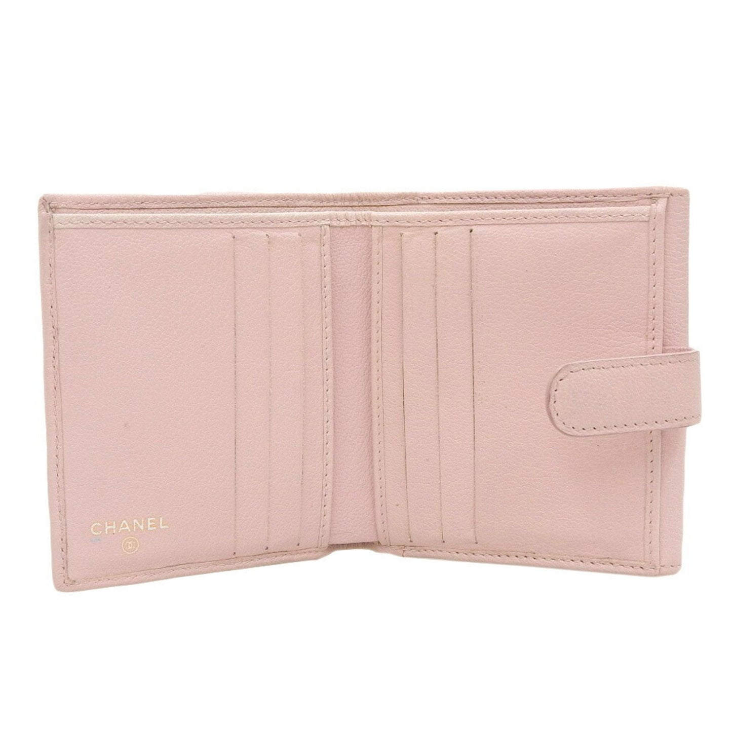 Chanel Pink Leather  wallet accessories