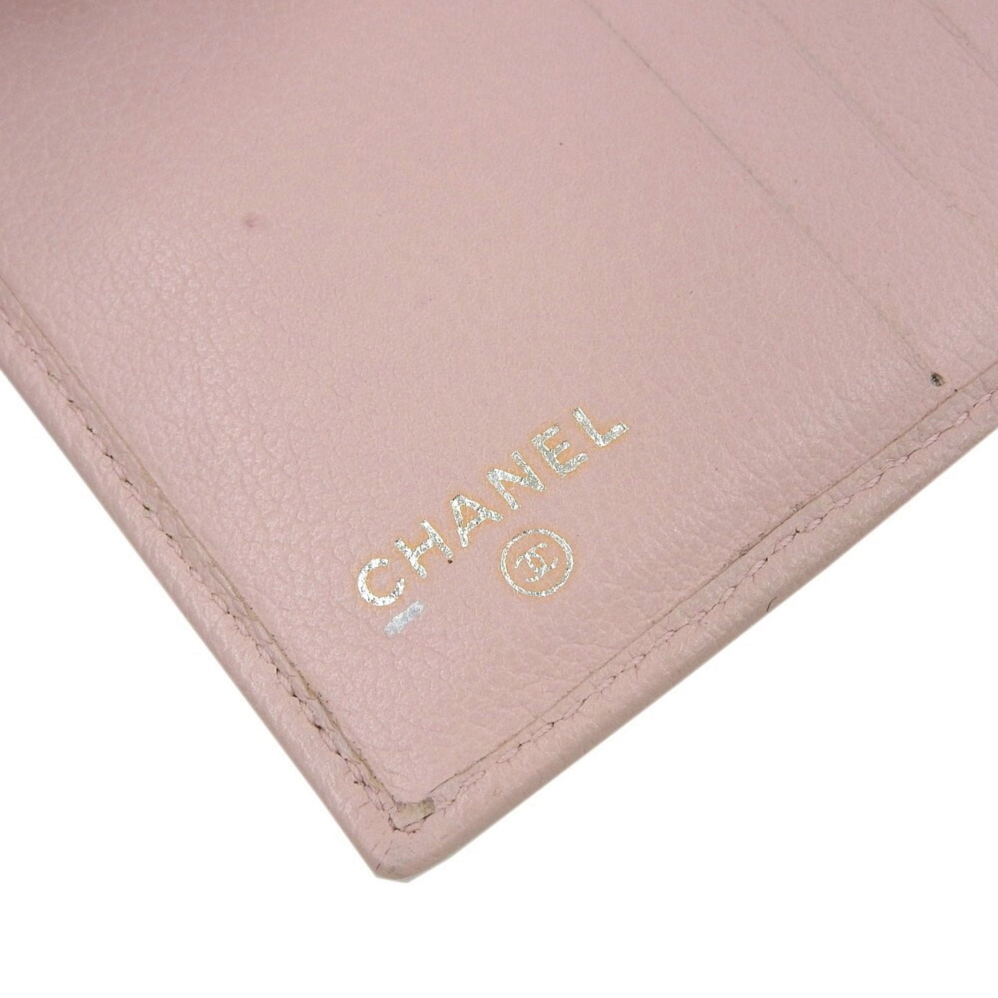 Chanel Pink Leather  wallet accessories