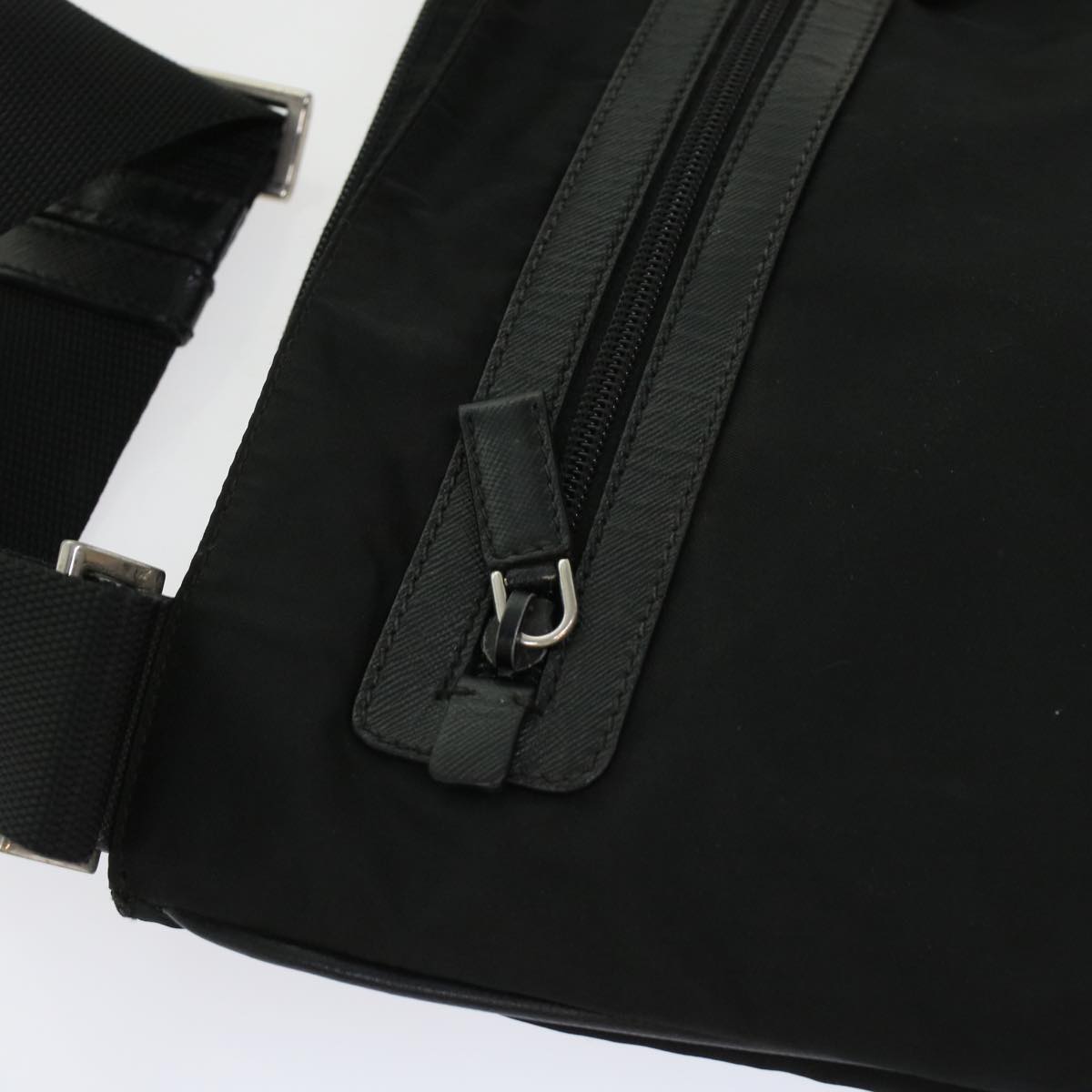 PRADA Shoulder Bag Nylon Black  45839