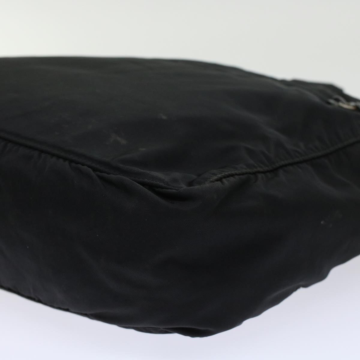 PRADA Hand Bag Nylon Black  45854