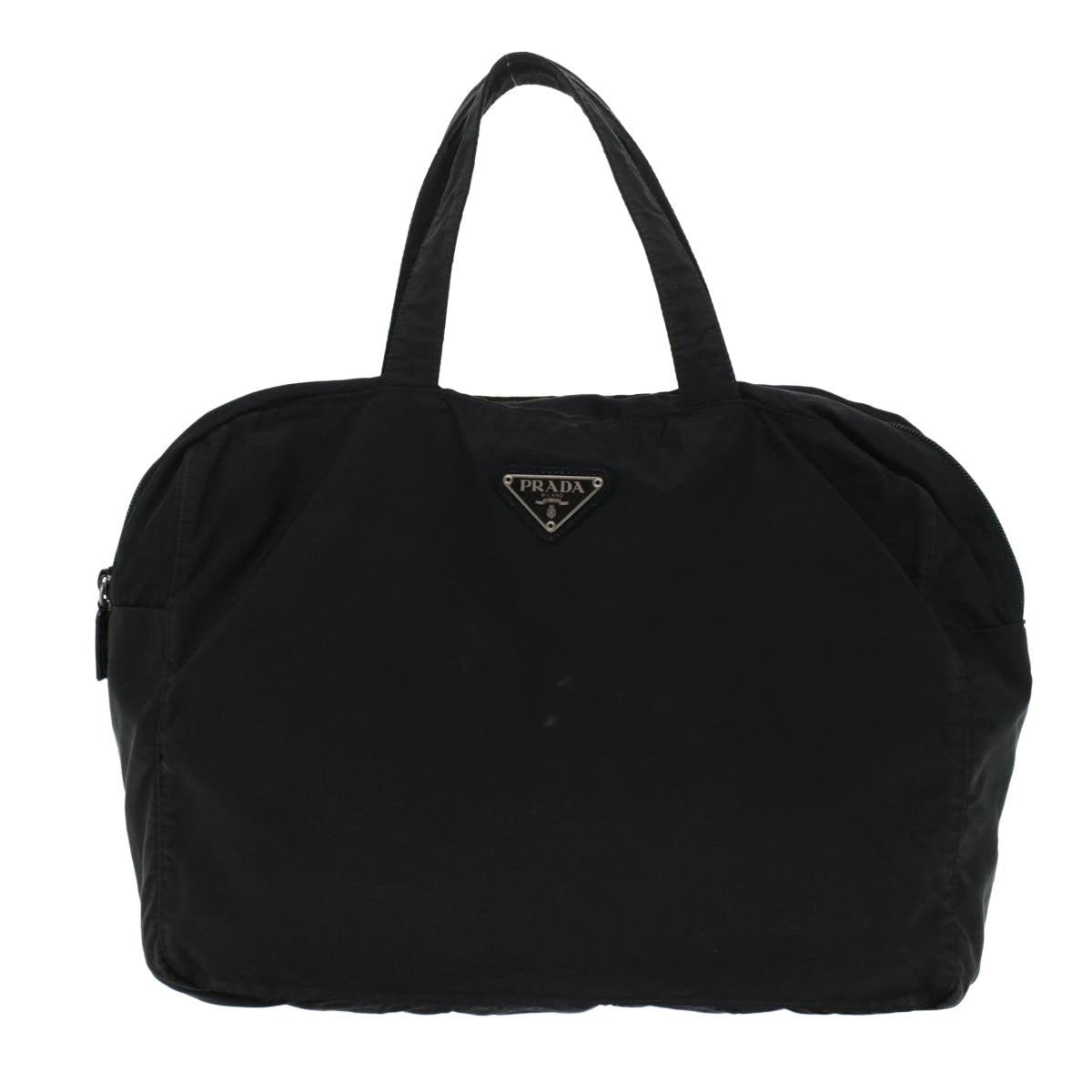 PRADA Hand Bag Nylon Black  45854