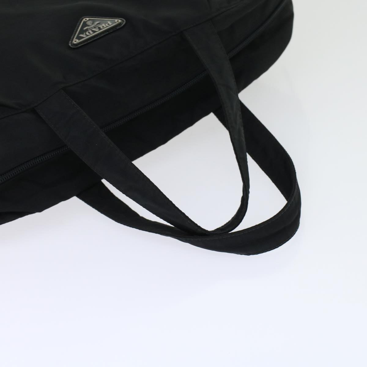 PRADA Hand Bag Nylon Black  45854